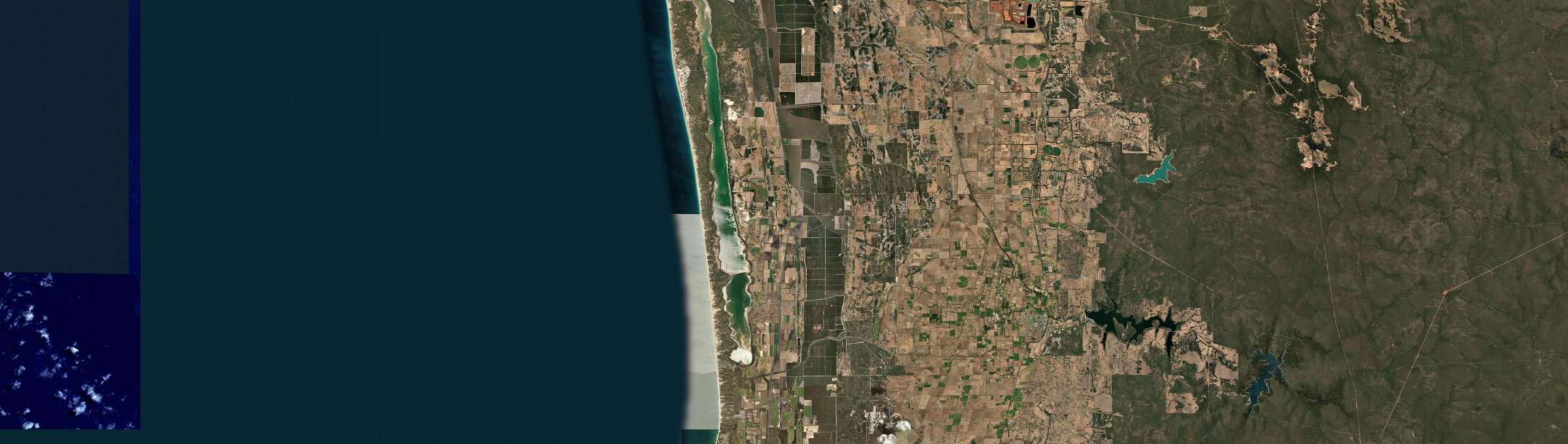 Aerial view of Myalup, WA