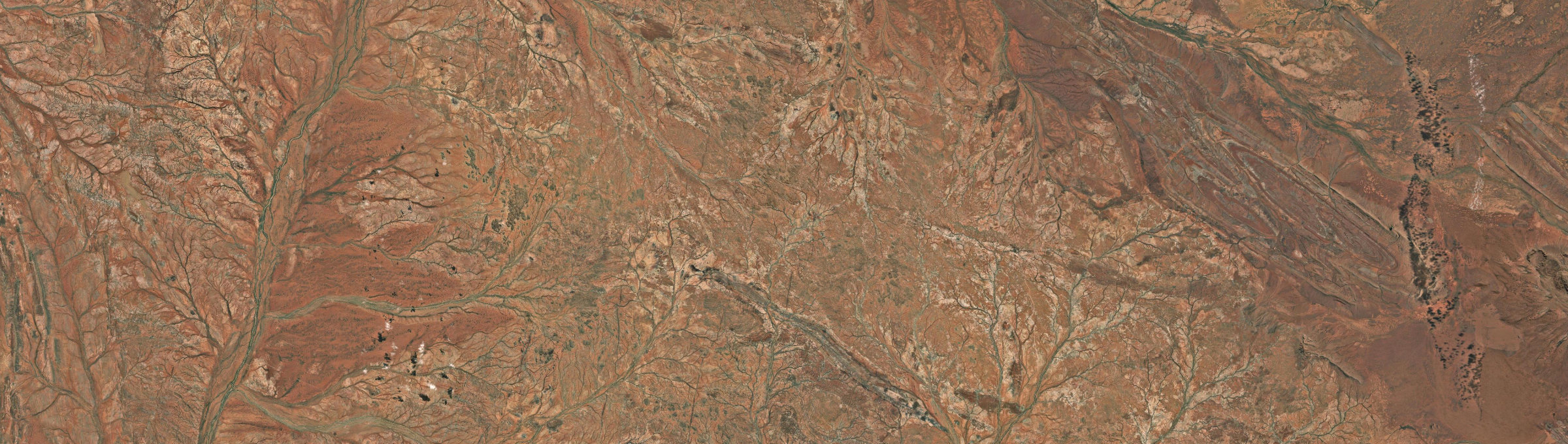 Aerial view of West Lyons River, WA