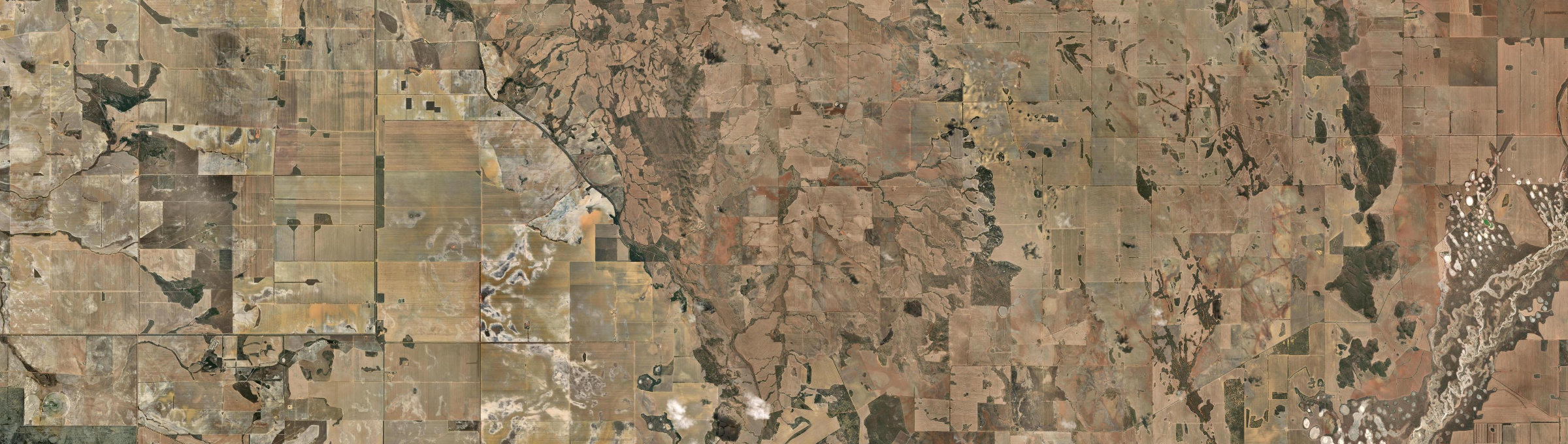Aerial view of Yandanooka, WA