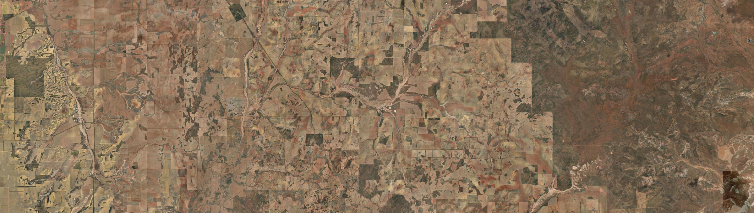 Aerial view of Tardun, WA