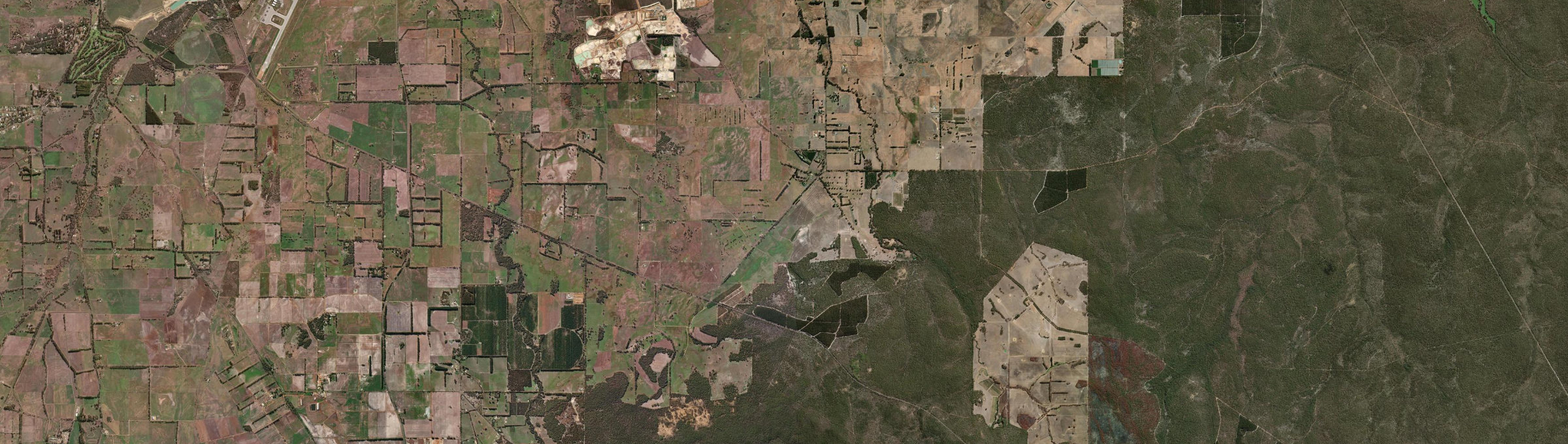 Aerial view of Hithergreen, WA