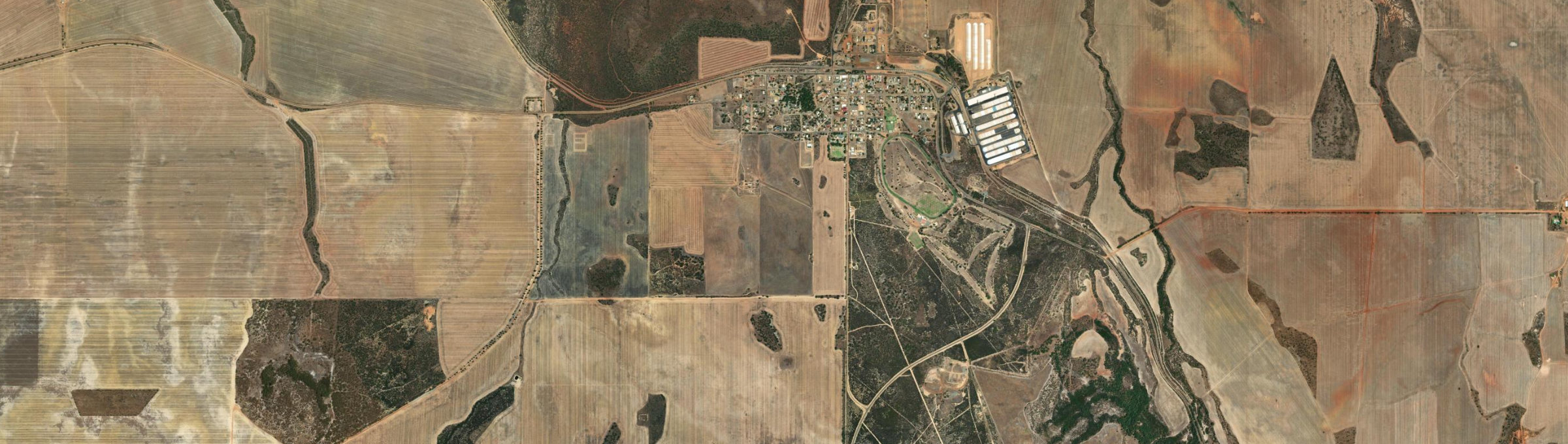 Aerial view of Mingenew, WA