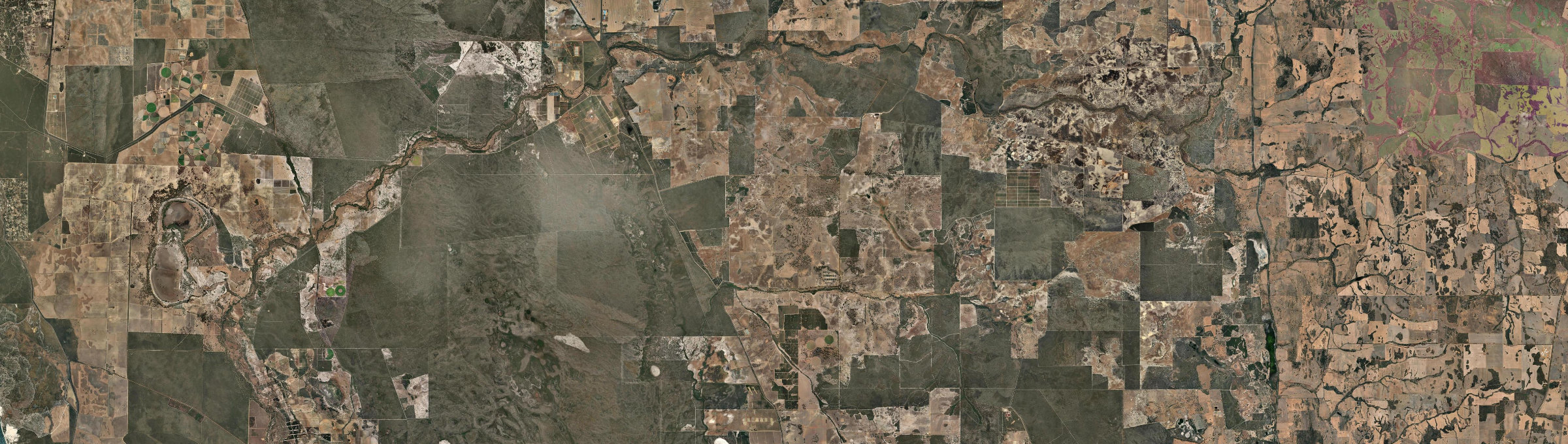 Aerial view of Red Gully, WA