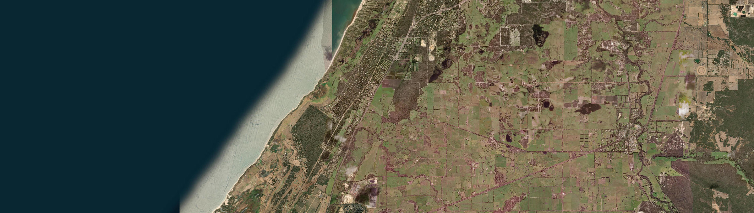 Aerial view of Stratham, WA