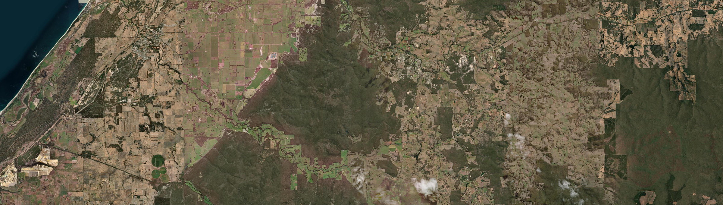 Aerial view of Paynedale, WA