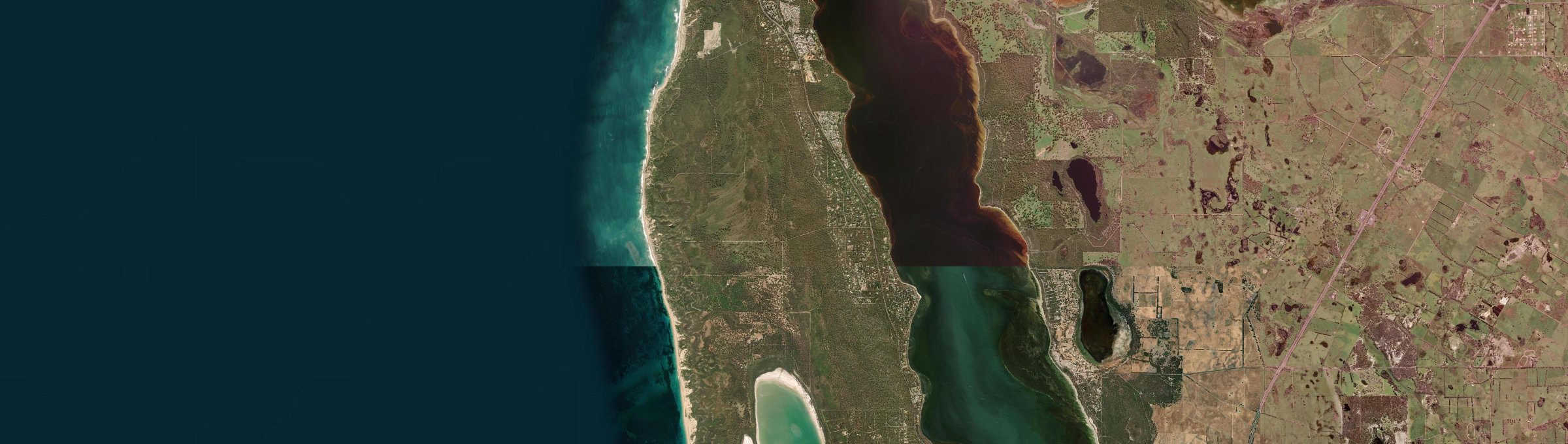 Aerial view of Bouvard, WA