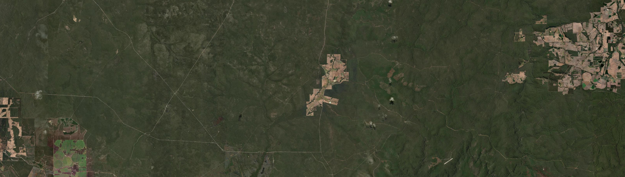 Aerial view of Biddelia, WA