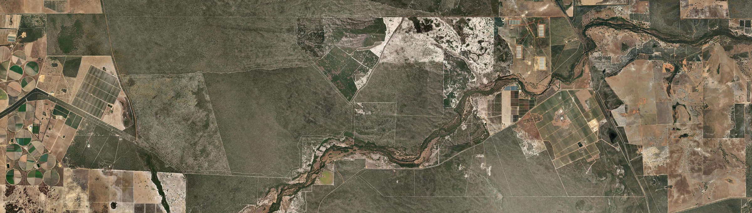 Aerial view of Orange Springs, WA