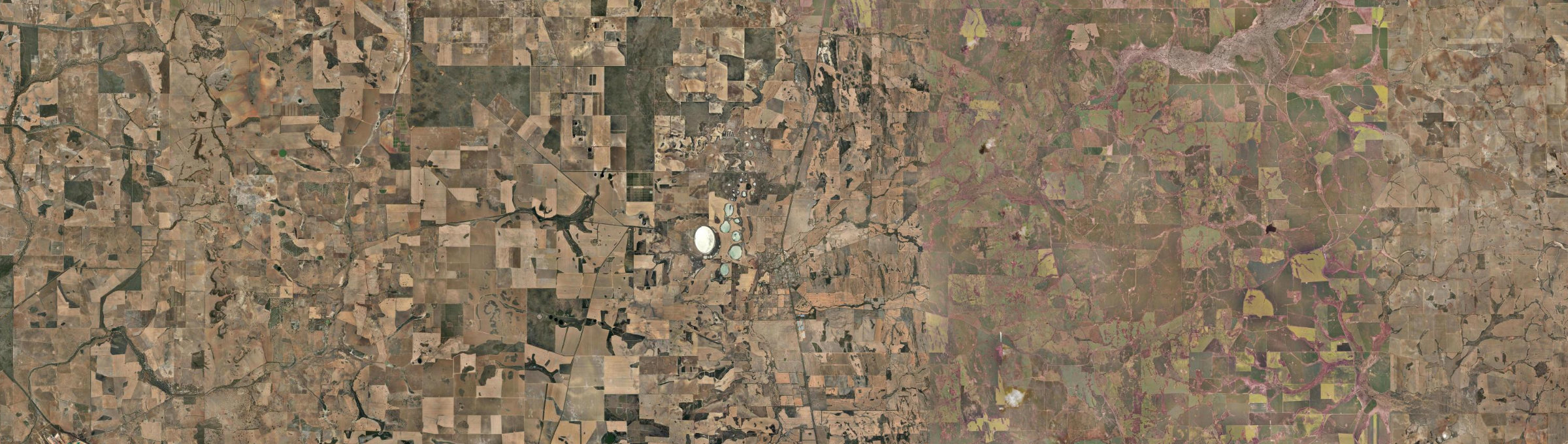Aerial view of Moora (WA), WA