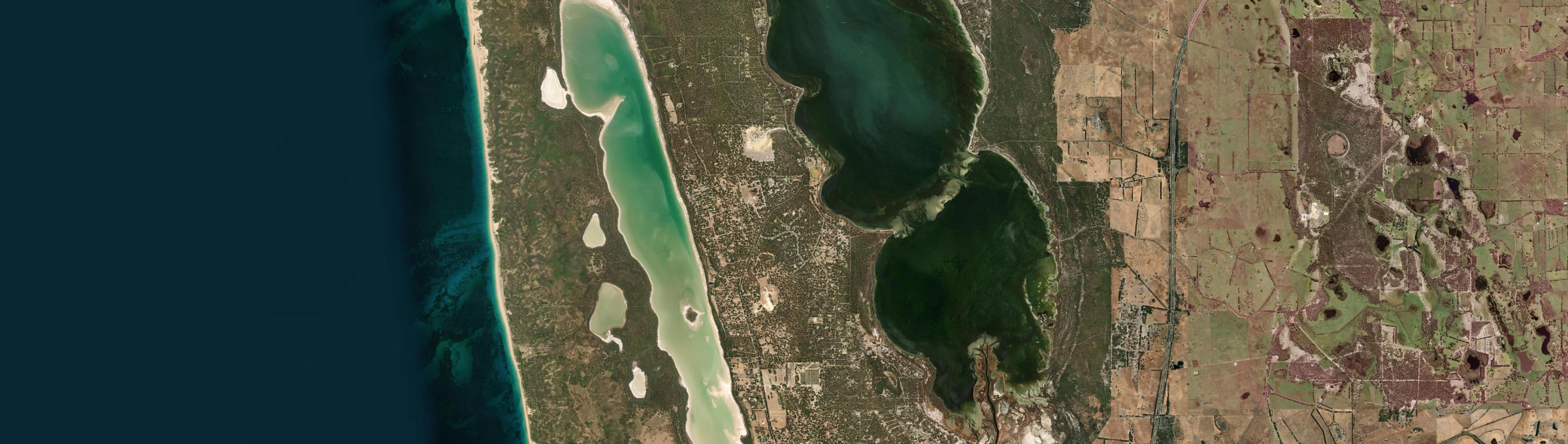 Aerial view of Herron, WA