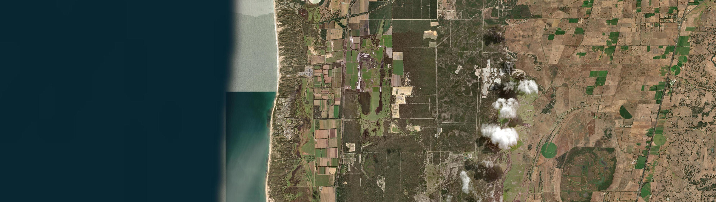 Aerial view of Binningup, WA