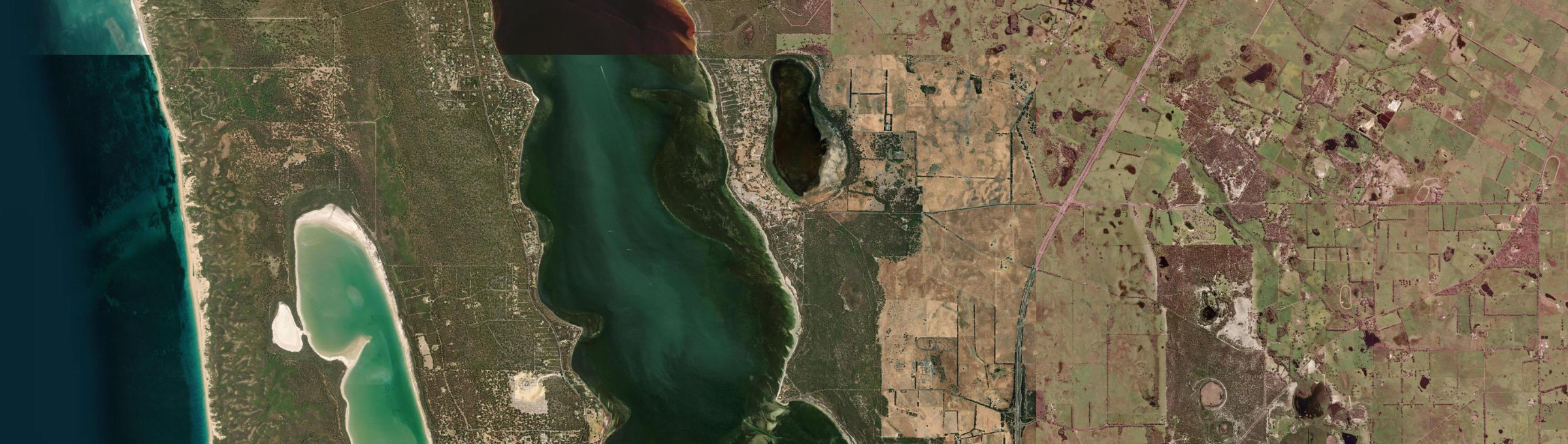 Aerial view of Birchmont, WA