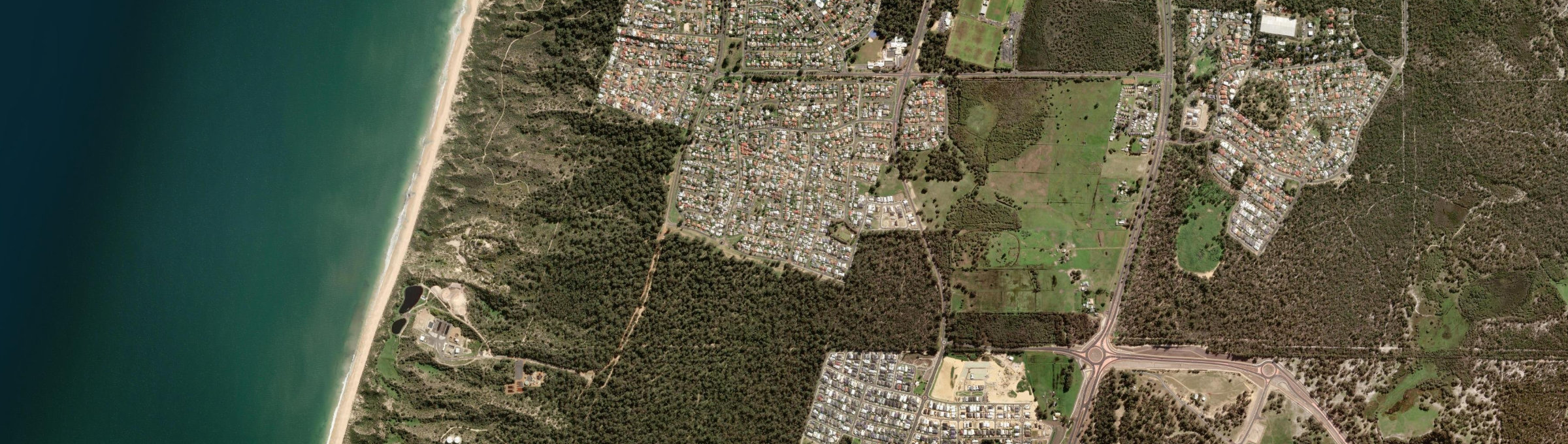 Aerial view of Usher, WA