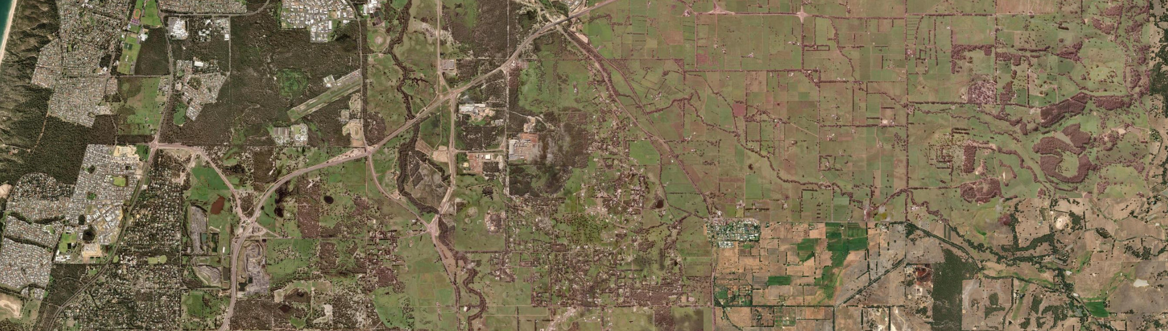 Aerial view of Dardanup West, WA