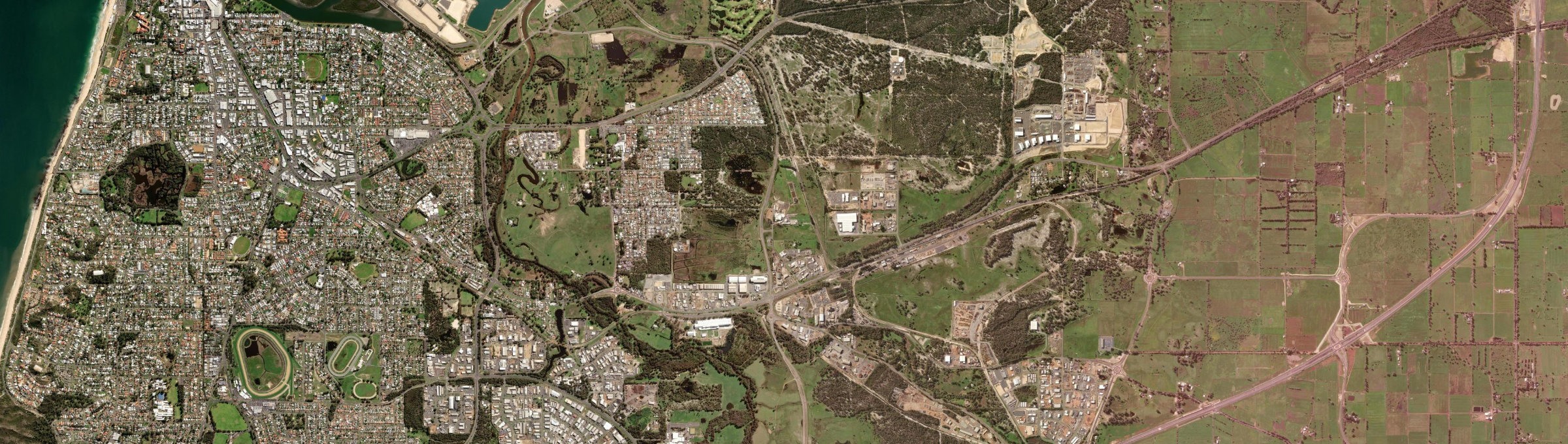 Aerial view of Picton (WA), WA