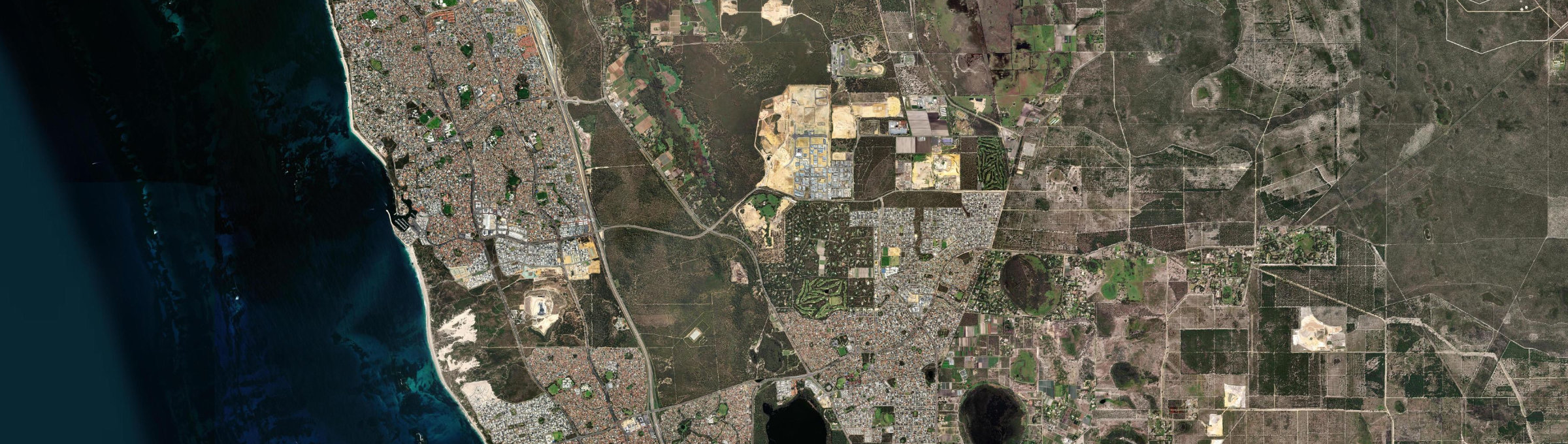 Aerial view of Neerabup, WA
