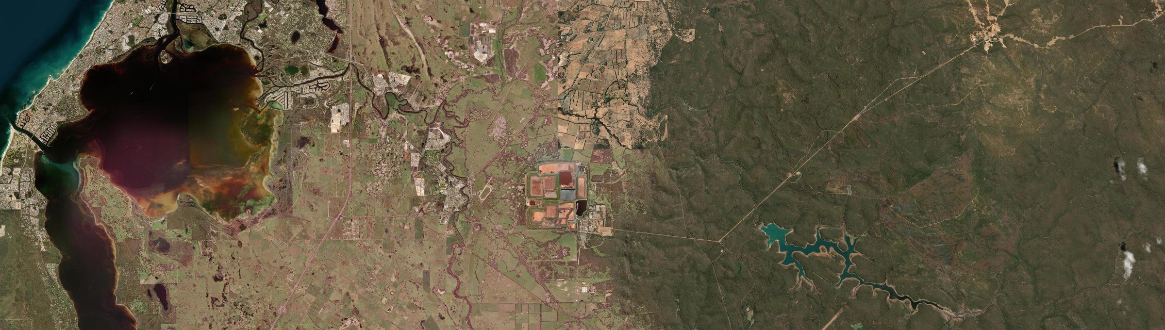 Aerial view of Fairbridge, WA