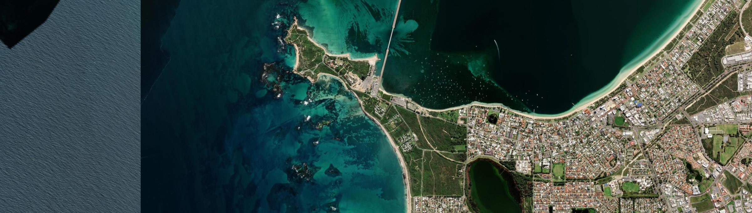Aerial view of Peron, WA
