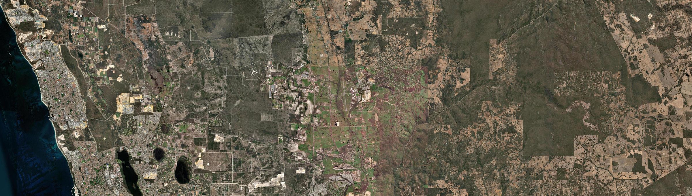 Aerial view of Bullsbrook, WA