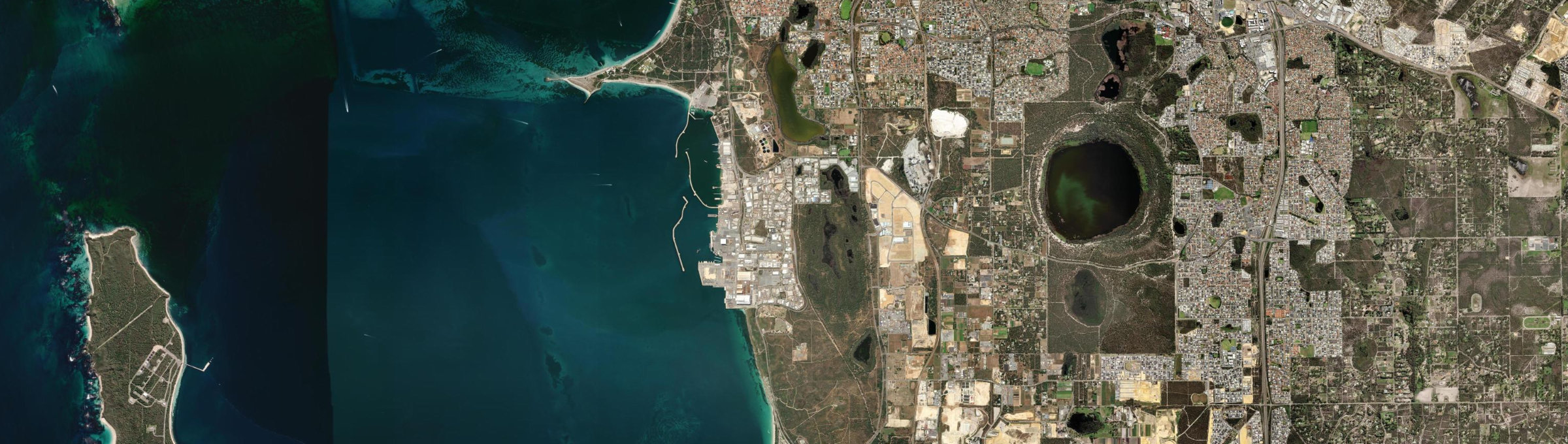 Aerial view of Henderson, WA