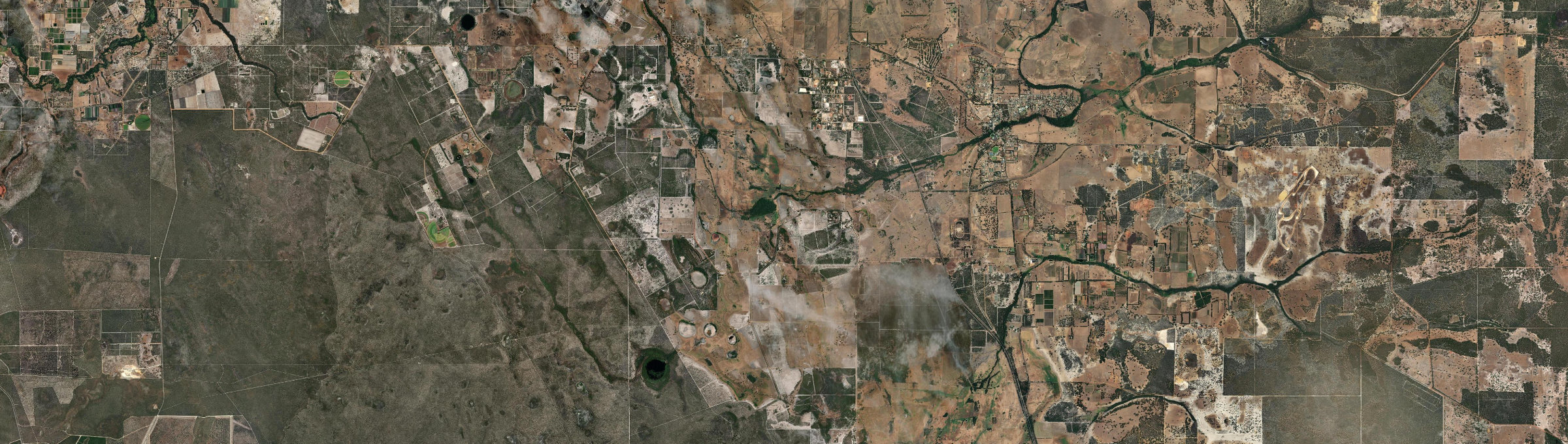 Aerial view of Coonabidgee, WA