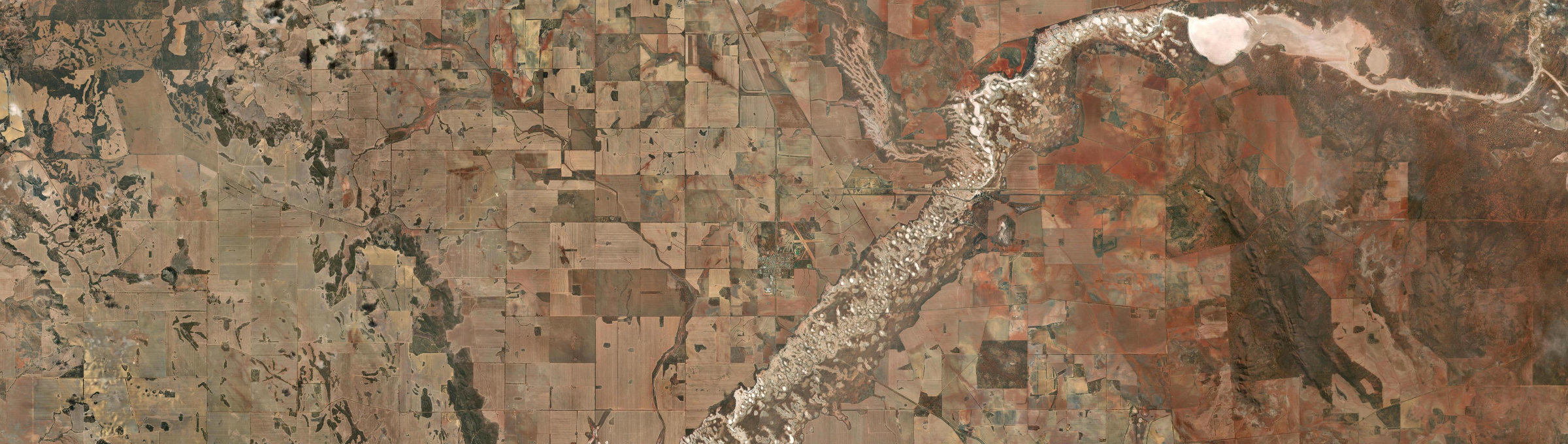 Aerial view of Morawa, WA