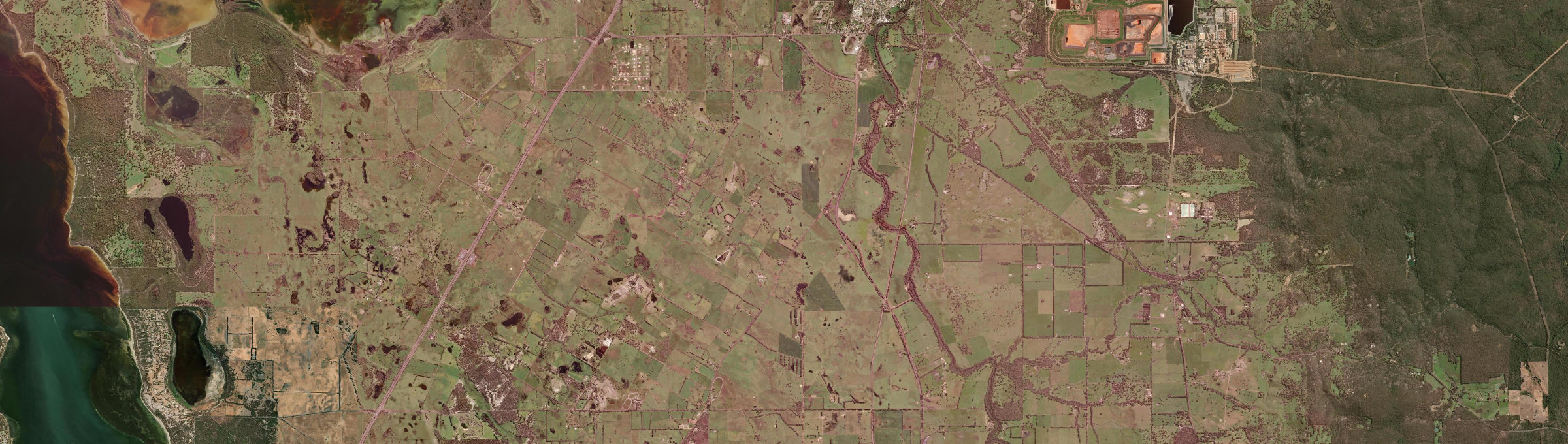 Aerial view of Blythewood, WA