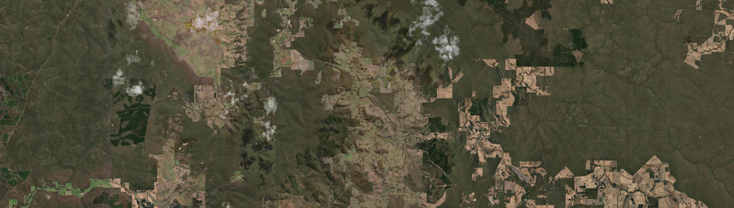 Aerial view of Mullalyup, WA