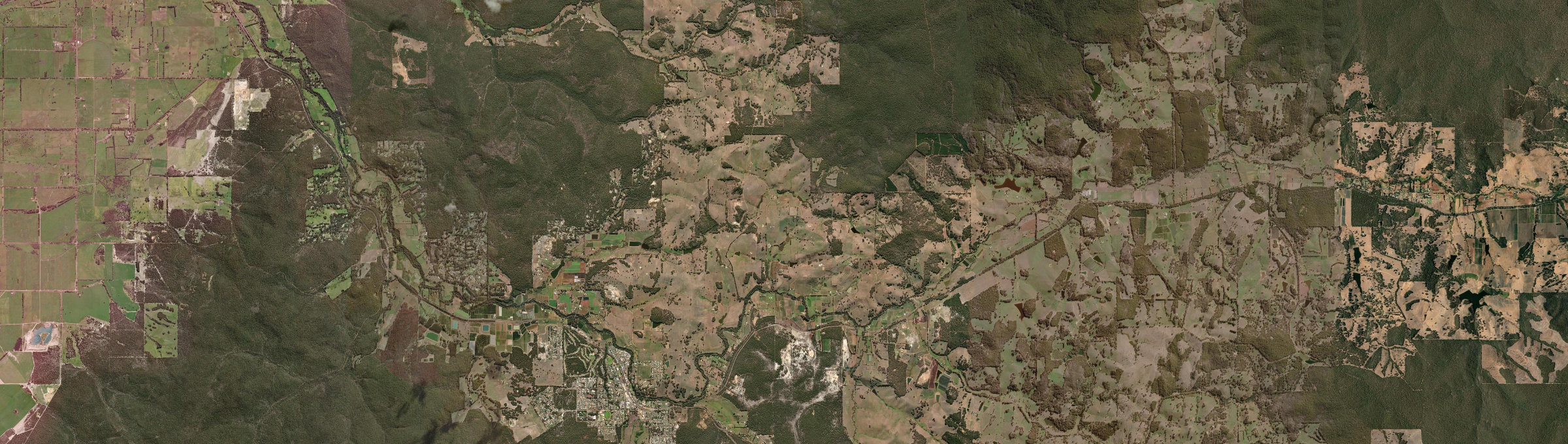 Aerial view of Beelerup, WA