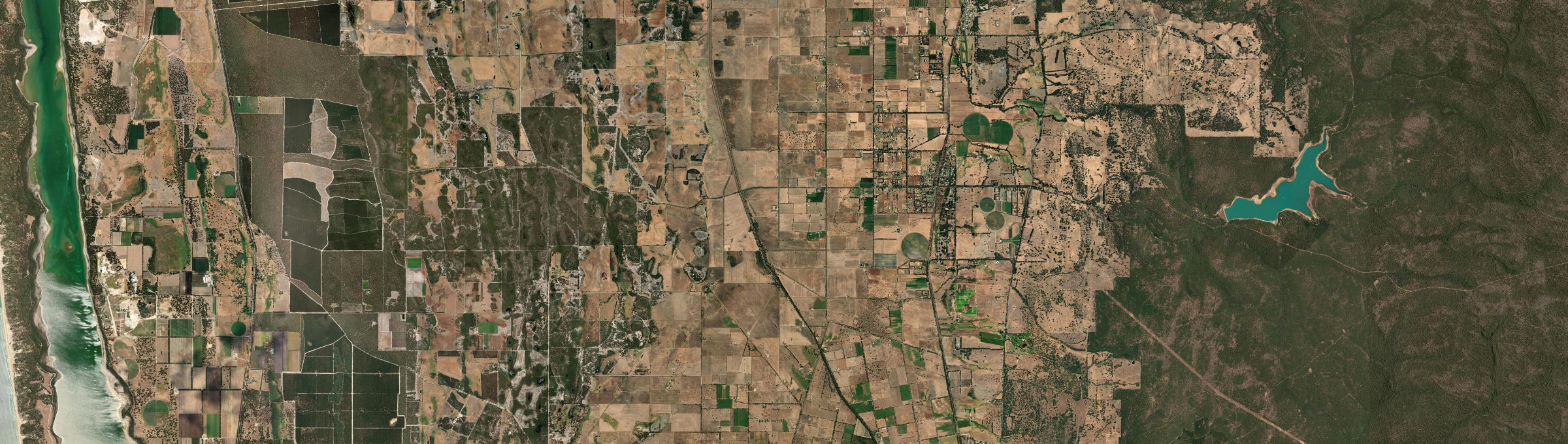 Aerial view of Cookernup, WA