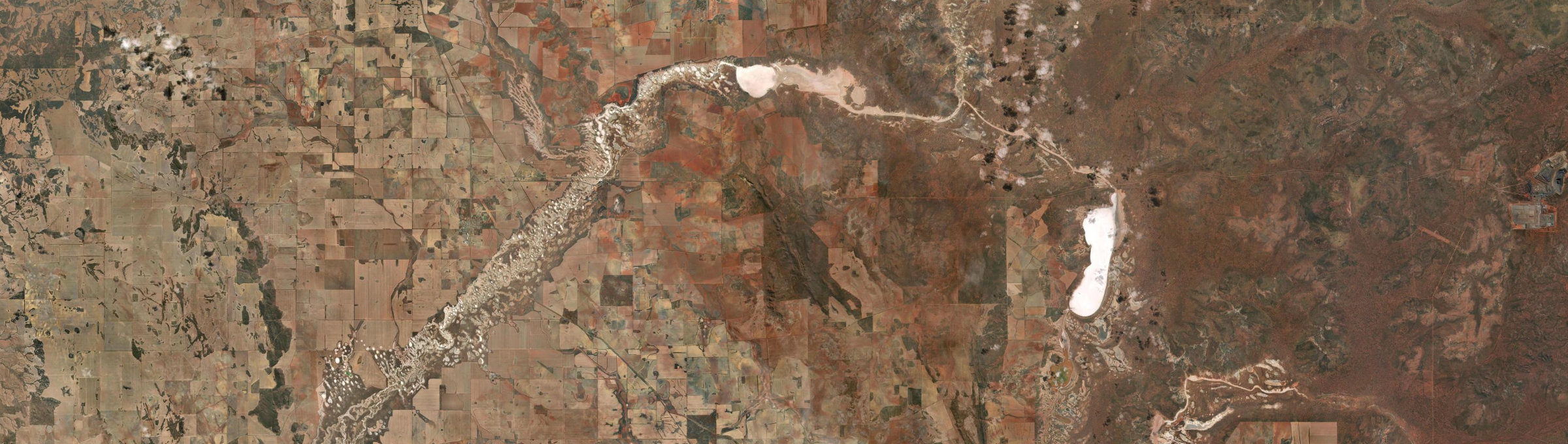 Aerial view of Koolanooka, WA