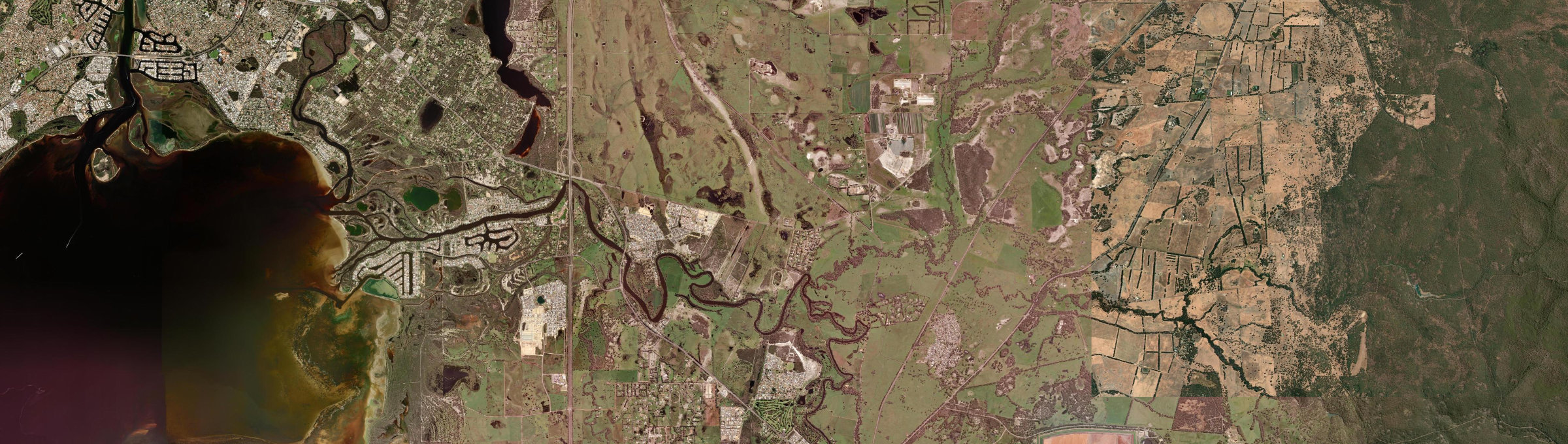 Aerial view of Ravenswood (WA), WA