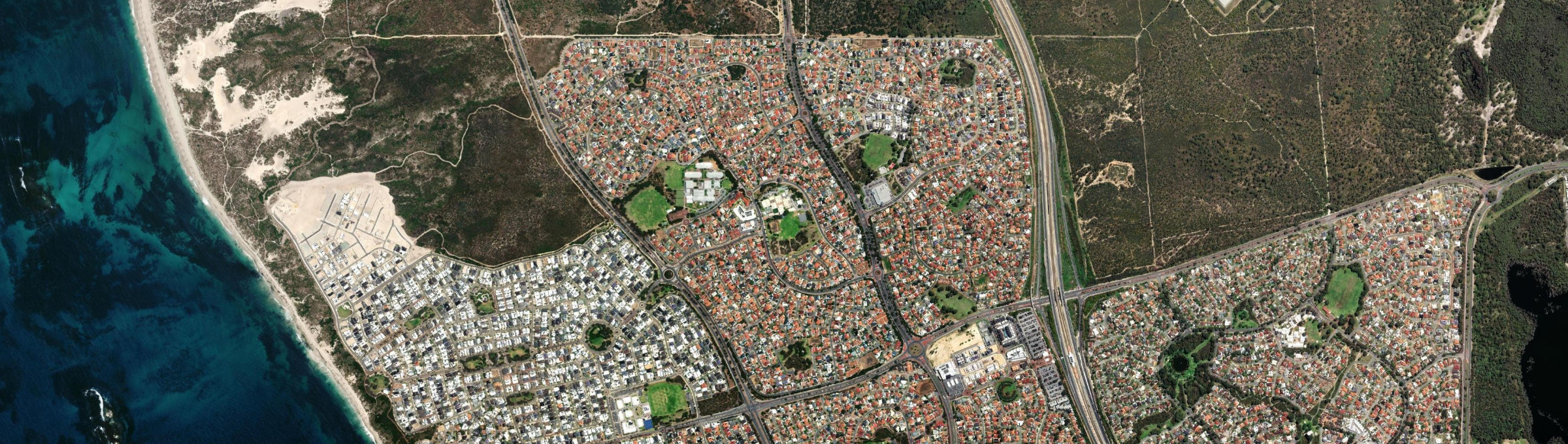 Aerial view of Kinross, WA