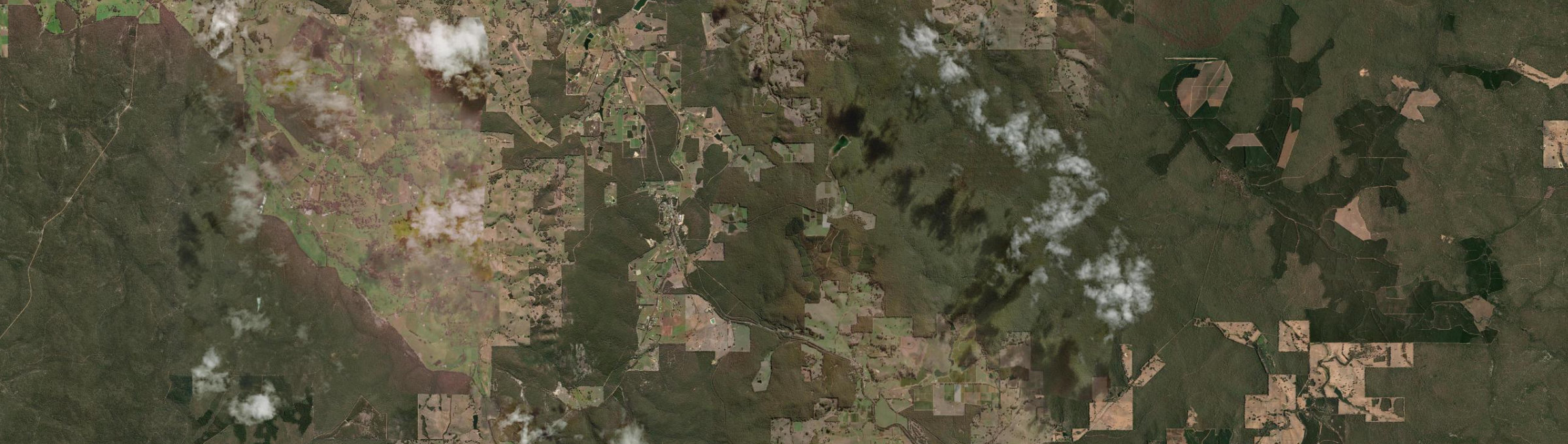 Aerial view of Kirup, WA