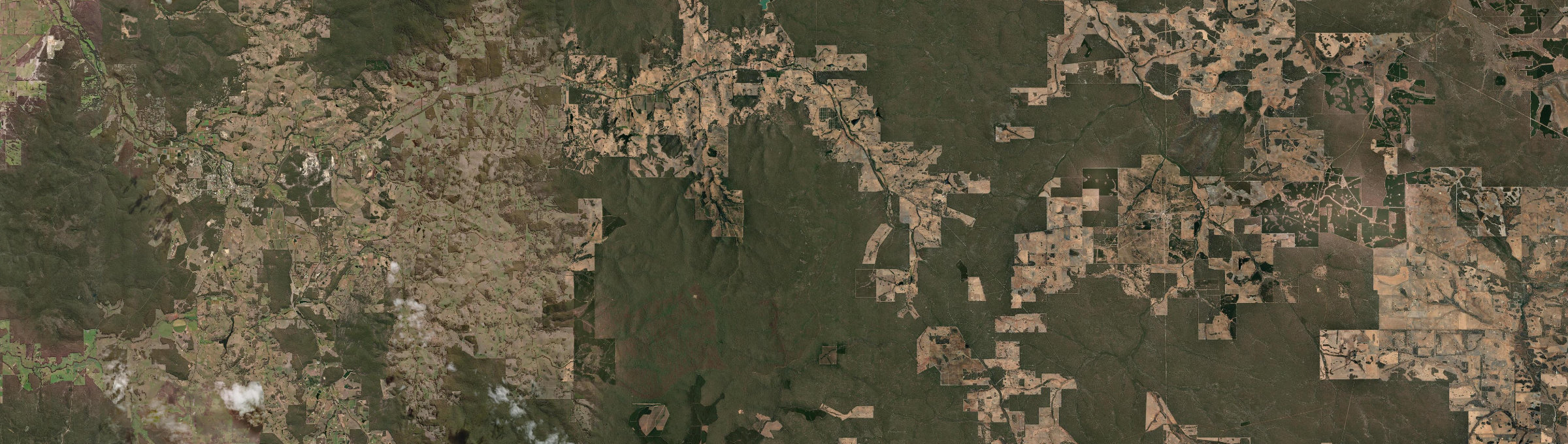 Aerial view of Noggerup, WA