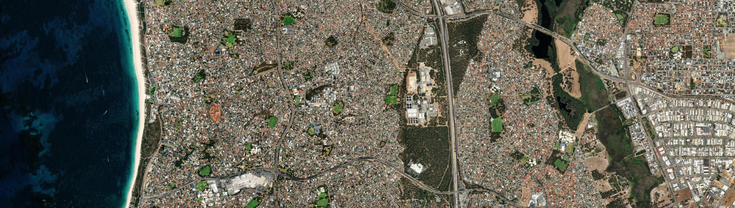Aerial view of Craigie (WA), WA