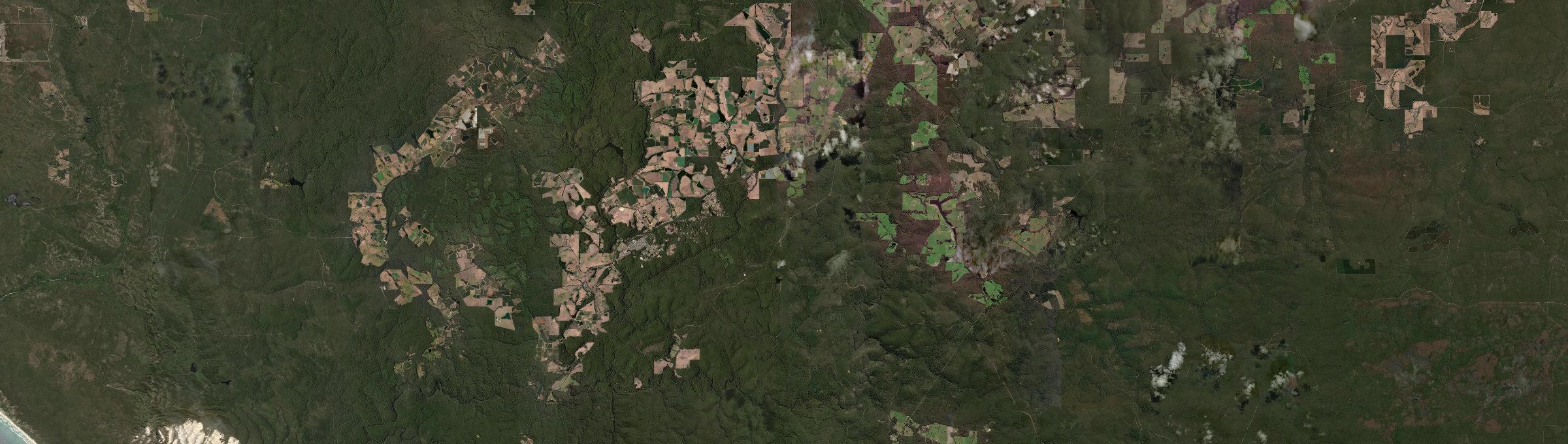 Aerial view of Collins, WA