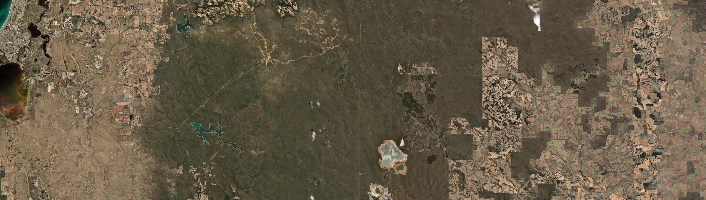 Aerial view of Mount Wells, WA