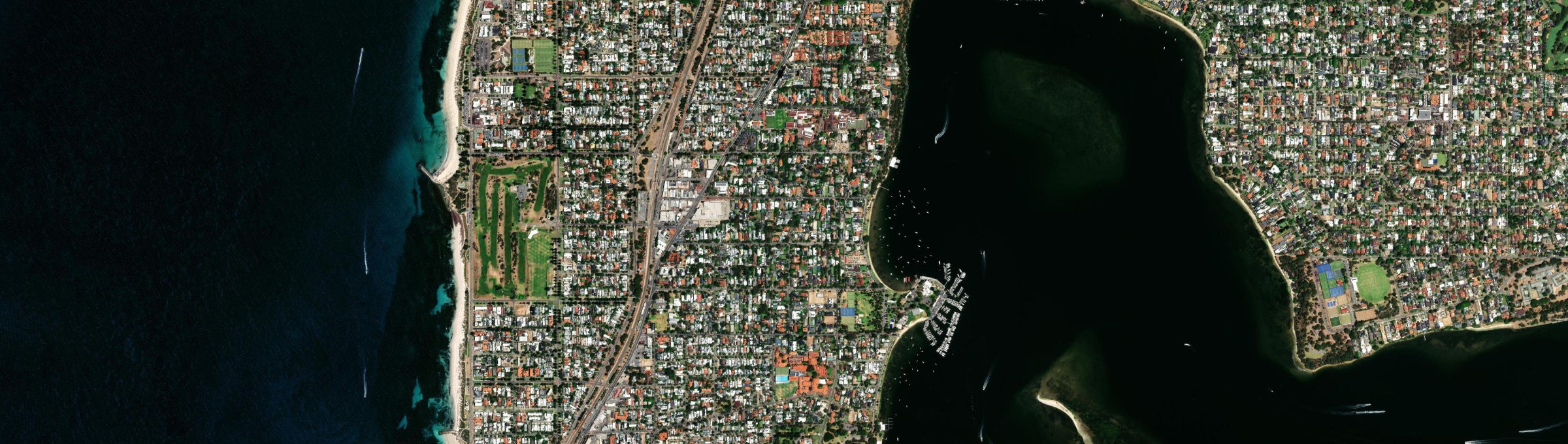 Aerial view of Peppermint Grove, WA