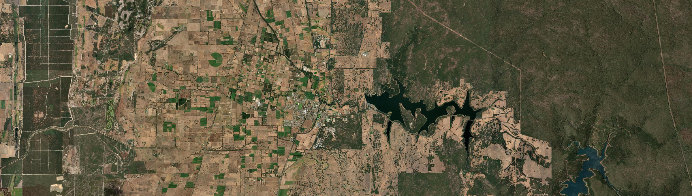 Aerial view of Harvey, WA