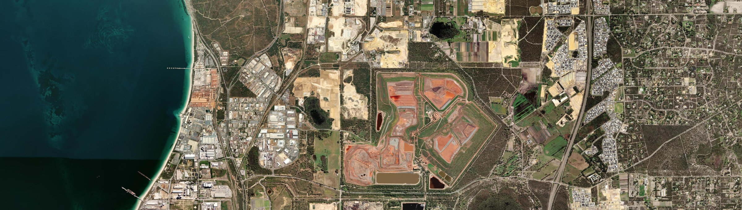 Aerial view of Hope Valley (WA), WA