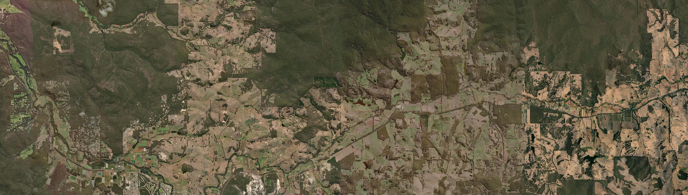 Aerial view of Queenwood, WA