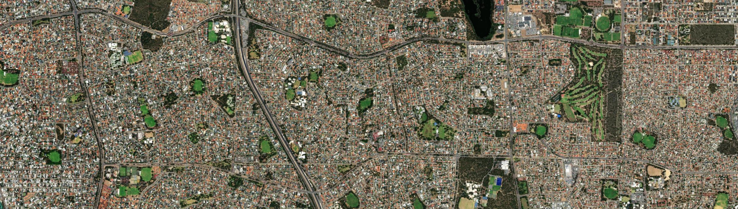 Aerial view of Greenwood (WA), WA