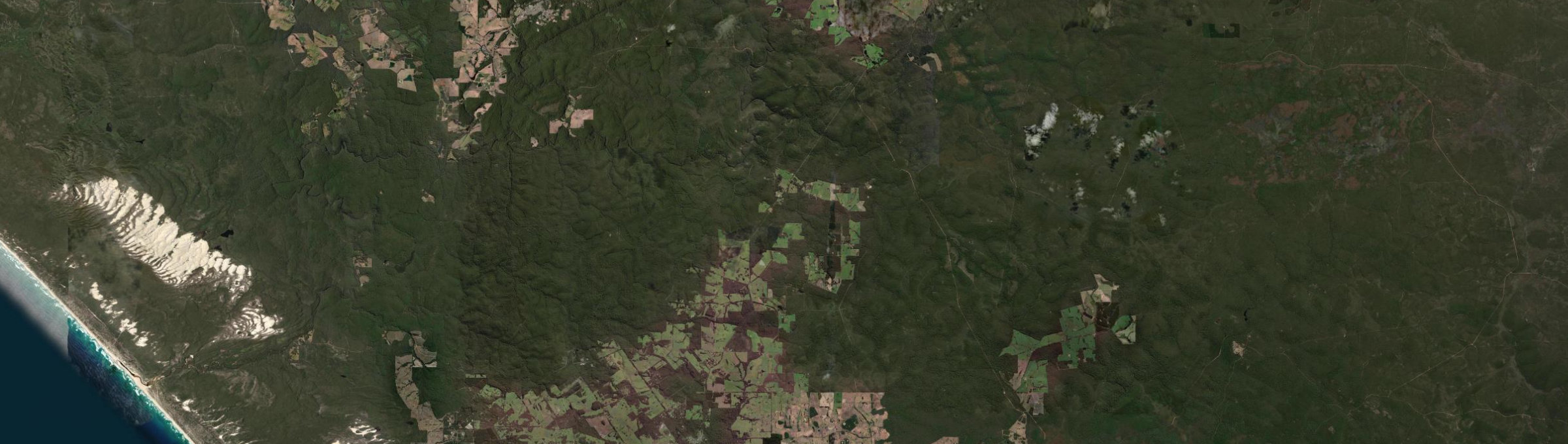Aerial view of Crowea, WA