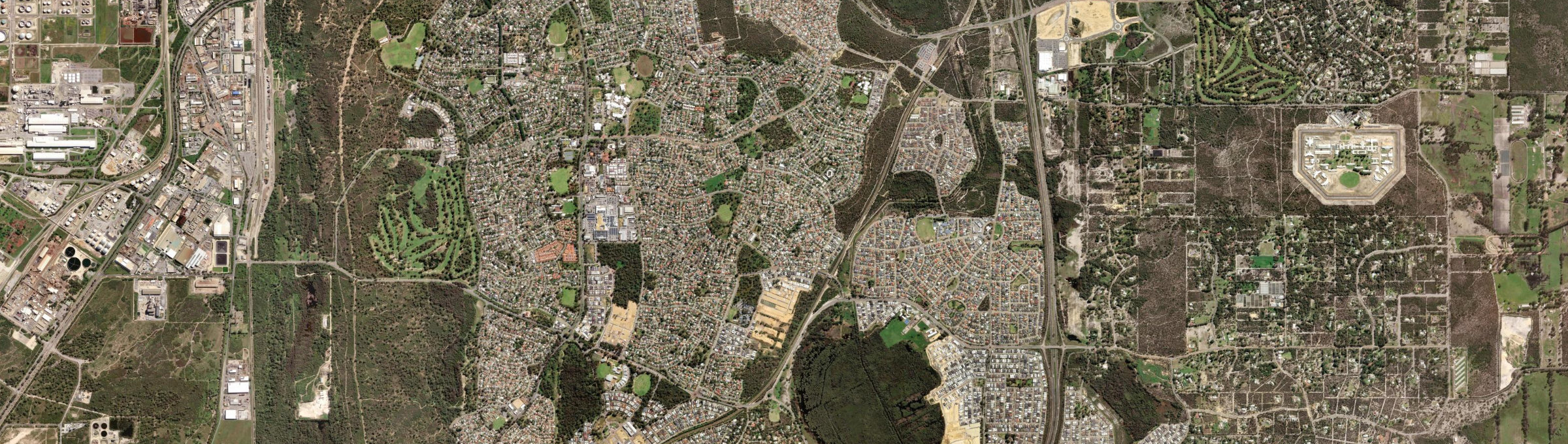Aerial view of Parmelia, WA