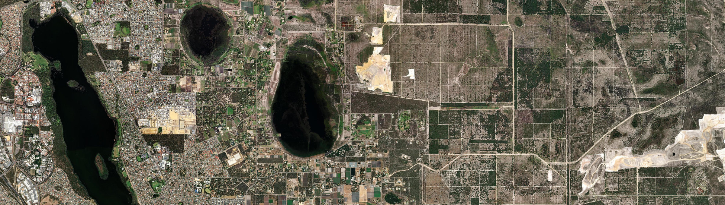 Aerial view of Jandabup, WA