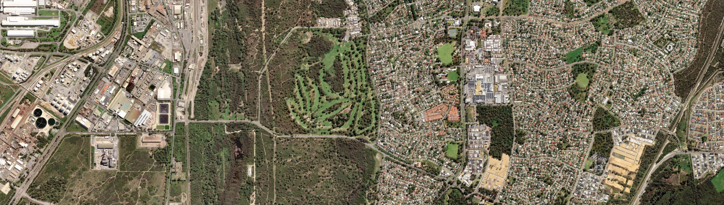 Aerial view of Calista, WA