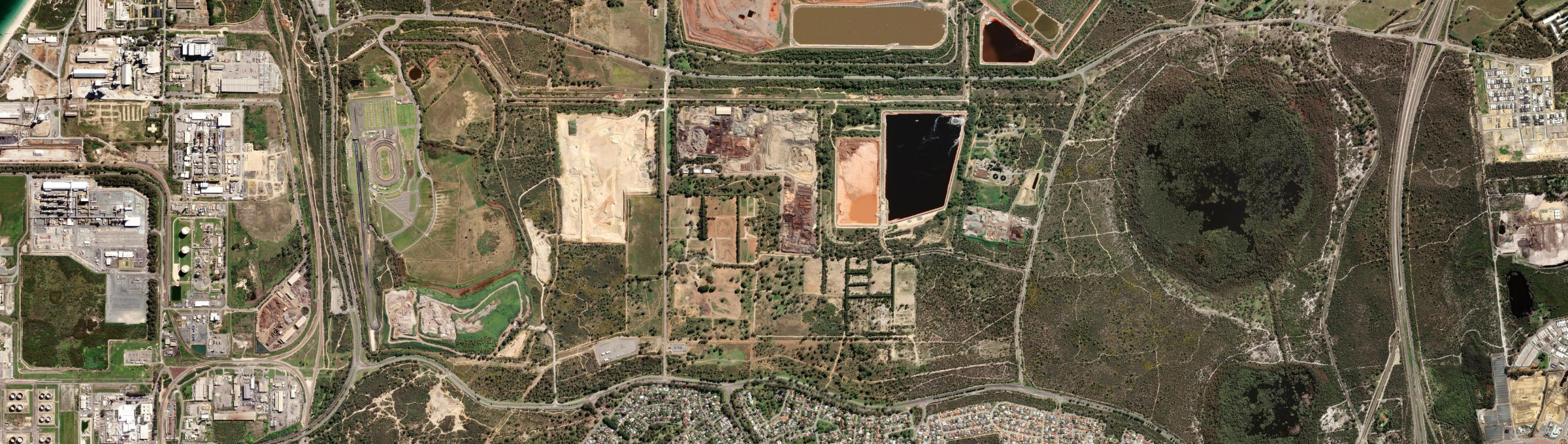 Aerial view of Postans, WA