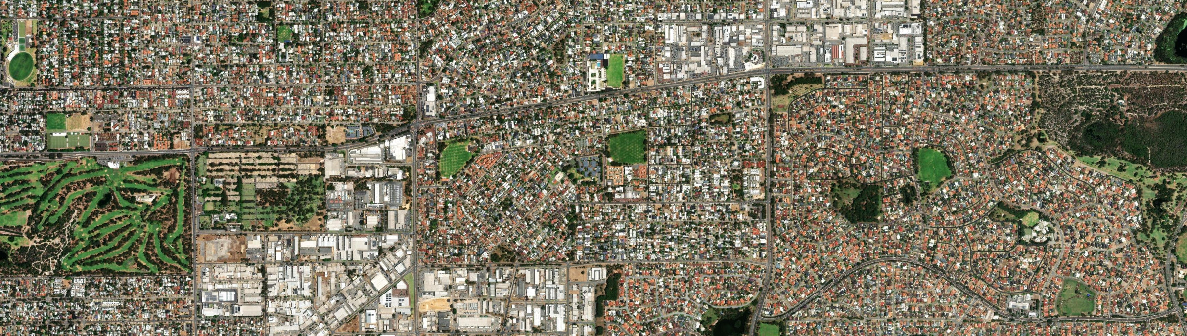Aerial view of Willagee, WA
