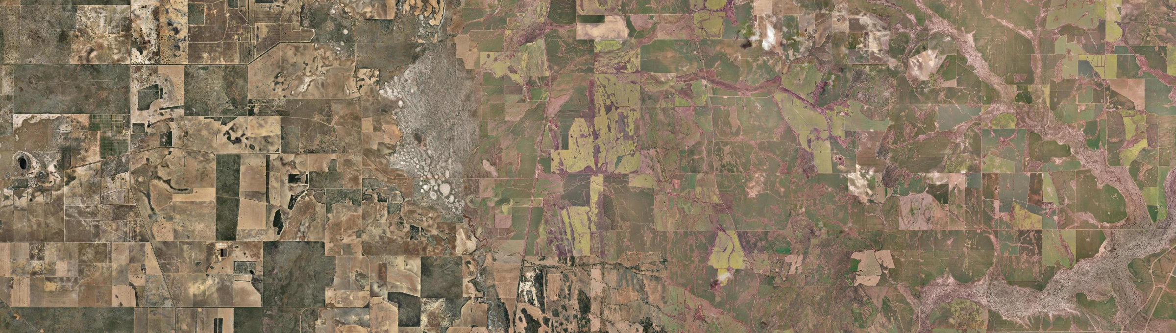 Aerial view of Coomberdale, WA